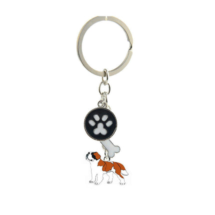 Creative Keychain Pouch Pendants Keys Hanging Dog Ornaments Keychains Cartoon Bag Pendant