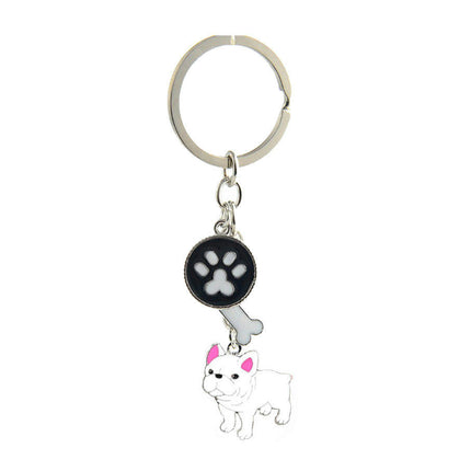 Creative Keychain Pouch Pendants Keys Hanging Dog Ornaments Keychains Cartoon Bag Pendant