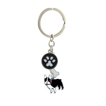 Creative Keychain Pouch Pendants Keys Hanging Dog Ornaments Keychains Cartoon Bag Pendant