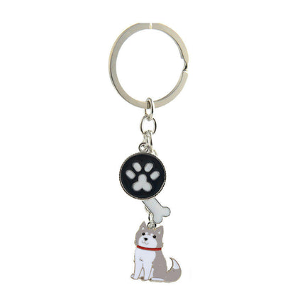 Creative Keychain Pouch Pendants Keys Hanging Dog Ornaments Keychains Cartoon Bag Pendant