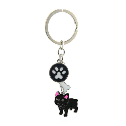 Creative Keychain Pouch Pendants Keys Hanging Dog Ornaments Keychains Cartoon Bag Pendant