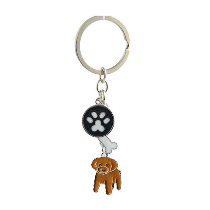 Creative Keychain Pouch Pendants Keys Hanging Dog Ornaments Keychains Cartoon Bag Pendant