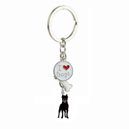 Cute KeyChain Metal Key Ring Charm Hanging Ornament for Women Girls Purse Handbags