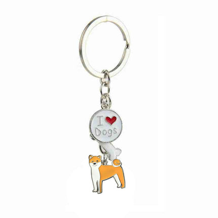 Cute KeyChain Metal Key Ring Charm Hanging Ornament for Women Girls Purse Handbags