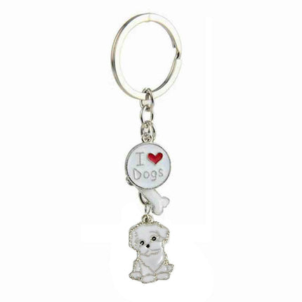 Cute KeyChain Metal Key Ring Charm Hanging Ornament for Women Girls Purse Handbags