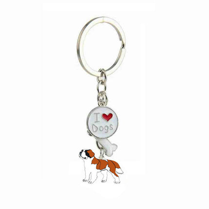 Cute KeyChain Metal Key Ring Charm Hanging Ornament for Women Girls Purse Handbags