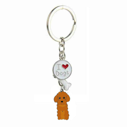 Cute KeyChain Metal Key Ring Charm Hanging Ornament for Women Girls Purse Handbags