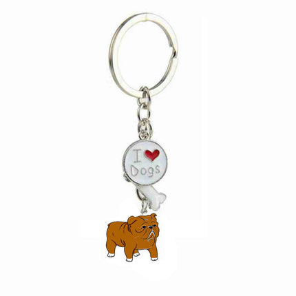 Cute KeyChain Metal Key Ring Charm Hanging Ornament for Women Girls Purse Handbags