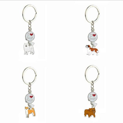 Cute KeyChain Metal Key Ring Charm Hanging Ornament for Women Girls Purse Handbags