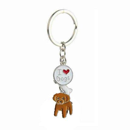 Cute KeyChain Metal Key Ring Charm Hanging Ornament for Women Girls Purse Handbags