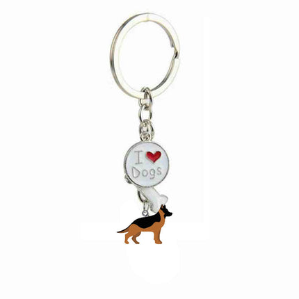 Cute KeyChain Metal Key Ring Charm Hanging Ornament for Women Girls Purse Handbags