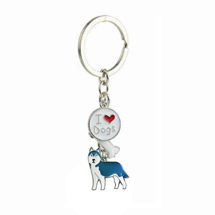 Cute KeyChain Metal Key Ring Charm Hanging Ornament for Women Girls Purse Handbags