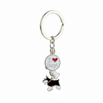 Cute KeyChain Metal Key Ring Charm Hanging Ornament for Women Girls Purse Handbags