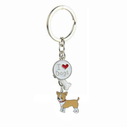 Cute KeyChain Metal Key Ring Charm Hanging Ornament for Women Girls Purse Handbags