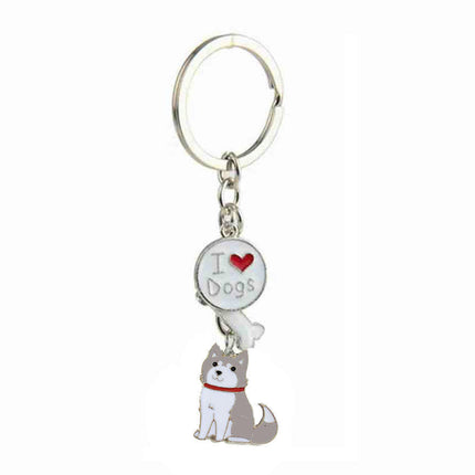 Cute KeyChain Metal Key Ring Charm Hanging Ornament for Women Girls Purse Handbags