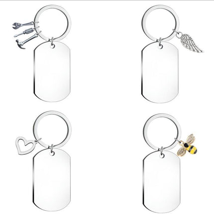 Stainless Steel Keychain Gadgets Keychain Bag Pendant Key Ring Key Chain For Men and Women