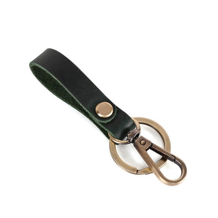 Leather Keychain Leather Key Chain with Belt Loop Clip for Keys Car Keychain Home Keychain