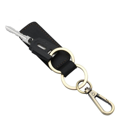 Leather Keychain Leather Key Chain with Belt Loop Clip for Keys Car Keychain Home Keychain