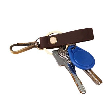 Leather Keychain Leather Key Chain with Belt Loop Clip for Keys Car Keychain Home Keychain