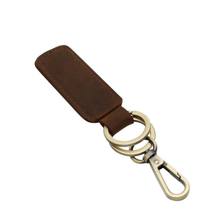 Leather Keychain Leather Key Chain with Belt Loop Clip for Keys Car Keychain Home Keychain