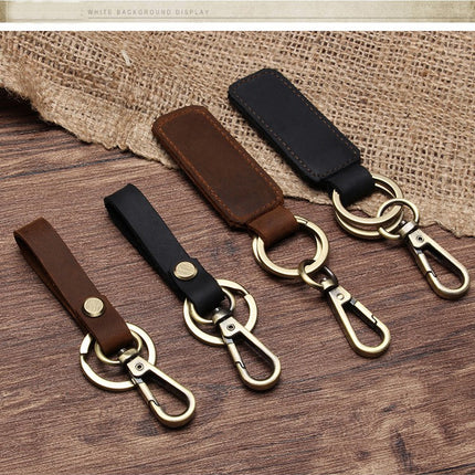 Leather Keychain Leather Key Chain with Belt Loop Clip for Keys Car Keychain Home Keychain