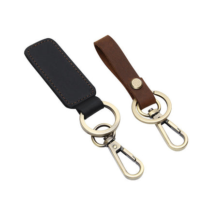 Leather Keychain Leather Key Chain with Belt Loop Clip for Keys Car Keychain Home Keychain