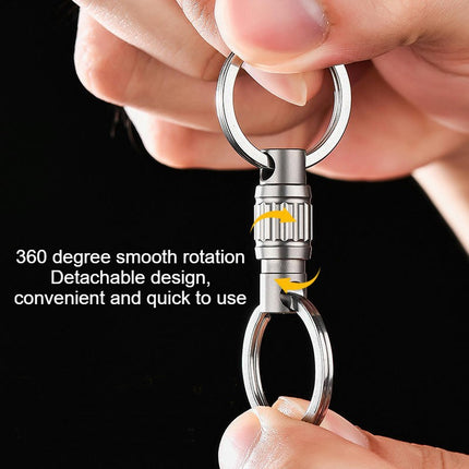 Spring keychain car ring keychain with Key Rings Car Keychain for Men and Women