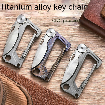 Carabiner Keychain Multi Tools Carabiner Keychain Folding Gear Gadget for Men Outdoor