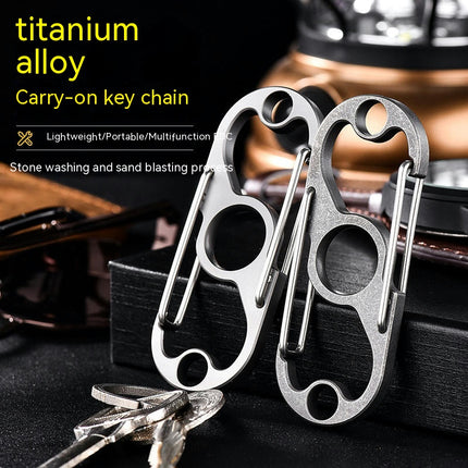 Key Chain Quick Release Spring with Key Rings Heavy Duty Car Keychain for Men and Women