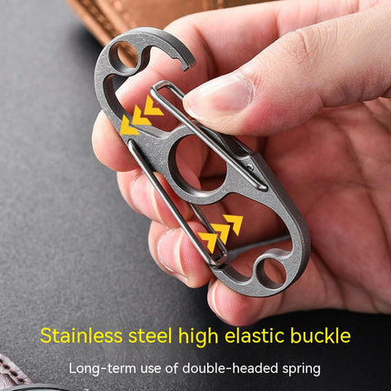 Key Chain Quick Release Spring with Key Rings Heavy Duty Car Keychain for Men and Women