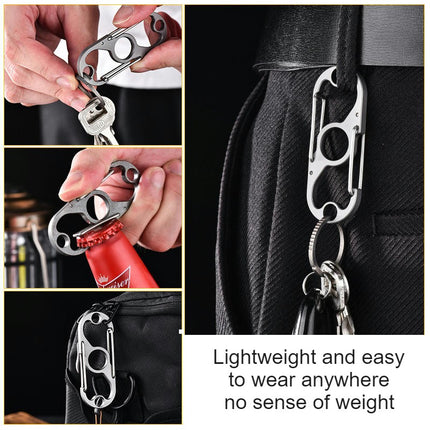 Key Chain Quick Release Spring with Key Rings Heavy Duty Car Keychain for Men and Women