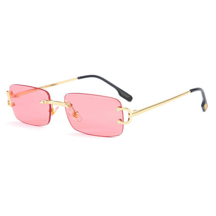 Square Sunglasses for Women Polarized UV Protection Frame UV Protection Sun Glasses Metal Frame