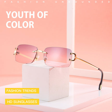 Square Sunglasses for Women Polarized UV Protection Frame UV Protection Sun Glasses Metal Frame