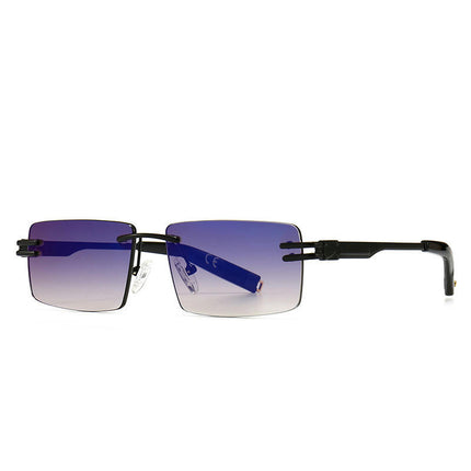 Sun Glasses,UV Protection Sunglasses Rimless Sunglasses Clear Eyewear Rectangle Sunglasses