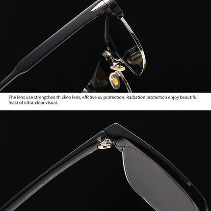 Sunglasses Square Sunglasses Driving Glasses Rimless Square Frames UV Protection