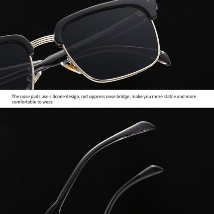 Sunglasses Square Sunglasses Driving Glasses Rimless Square Frames UV Protection