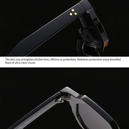 Rimless Rectangle Sunglasses UV Protection Sun Glasses Protection Eyewear for Women and Men