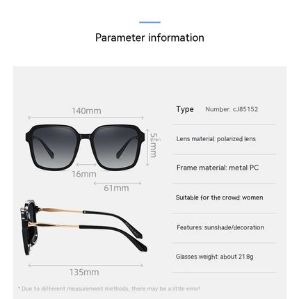 Womens Decorative Sunglasses Square Sunglasses For Womens Sun Glasses UV Protection Metal Frame