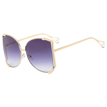 Sunglasses for Women Metal Frame Sun Glasses Oversized Style Sunglasses for Outdoor