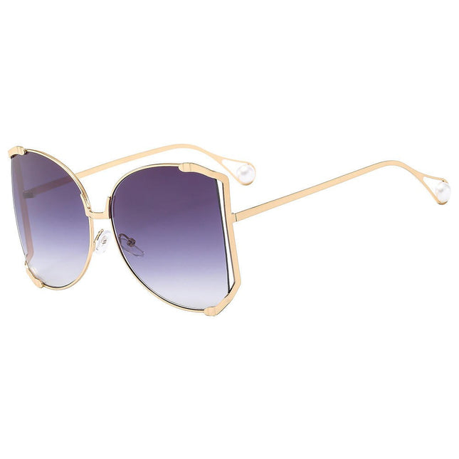 Sunglasses for Women Metal Frame Sun Glasses Oversized Style Sunglasses for Outdoor