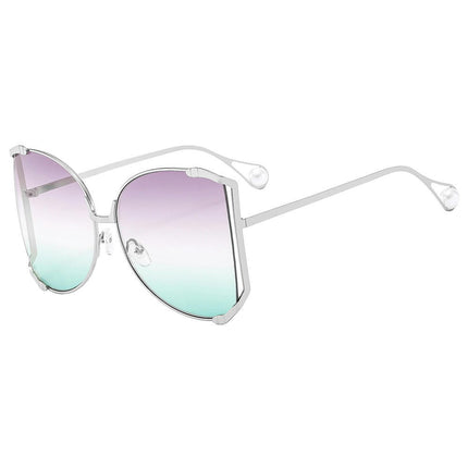 Sunglasses for Women Metal Frame Sun Glasses Oversized Style Sunglasses for Outdoor