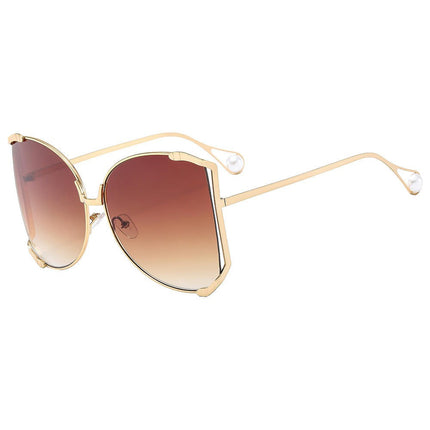 Sunglasses for Women Metal Frame Sun Glasses Oversized Style Sunglasses for Outdoor