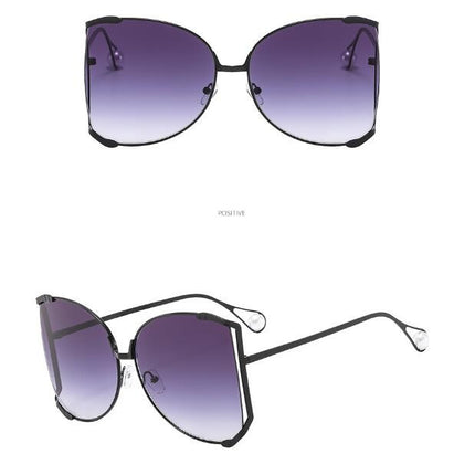 Sunglasses for Women Metal Frame Sun Glasses Oversized Style Sunglasses for Outdoor