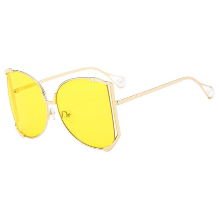 Sunglasses for Women Metal Frame Sun Glasses Oversized Style Sunglasses for Outdoor