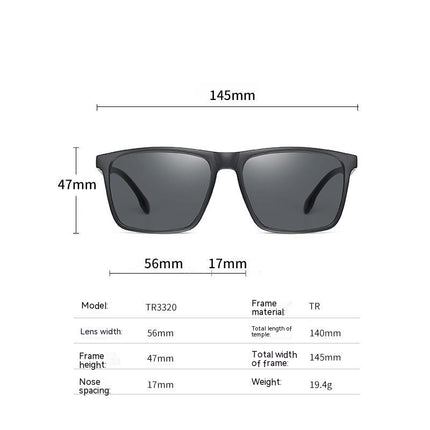 Square Sunglasses Polarized UV Protection Sunglasses Fishing Driving Sun Glasses for Men