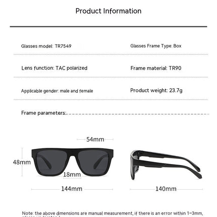 Polarized Sunglasses for Men,UV Protection Rectangular Sun Glasses Driving Fishing Outdoor Sunglasses