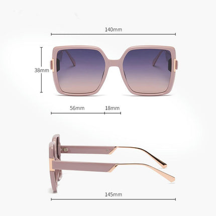 Oversized Polarized Square Sunglasses for Womens UV Protection Sunglasses Large Frame Sunglasses