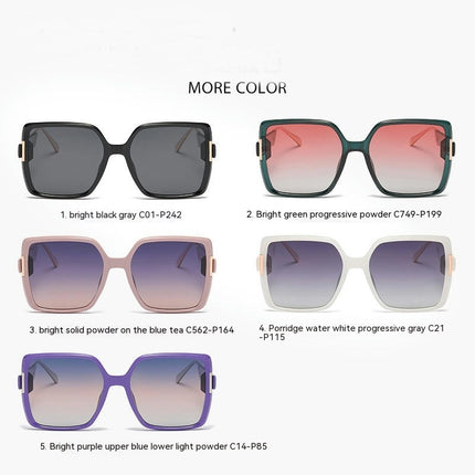 Oversized Polarized Square Sunglasses for Womens UV Protection Sunglasses Large Frame Sunglasses