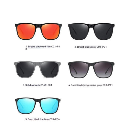 Sunglasses,Retro Polarized Sunglasses for Men UV400 Protection Classic Square Sun Glasses