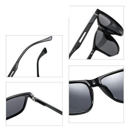 Sunglasses,Retro Polarized Sunglasses for Men UV400 Protection Classic Square Sun Glasses